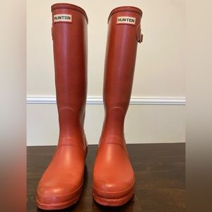 Hunter - Women's Original Tall Rain Boots - Red